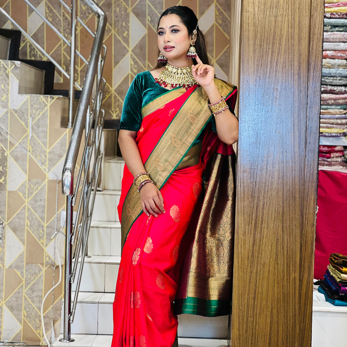Elegant Gadwal Silk Sarees